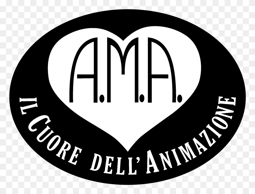 2191x1631 Ama Logo Black And White Emblem, Symbol, Trademark, Label HD PNG Download
