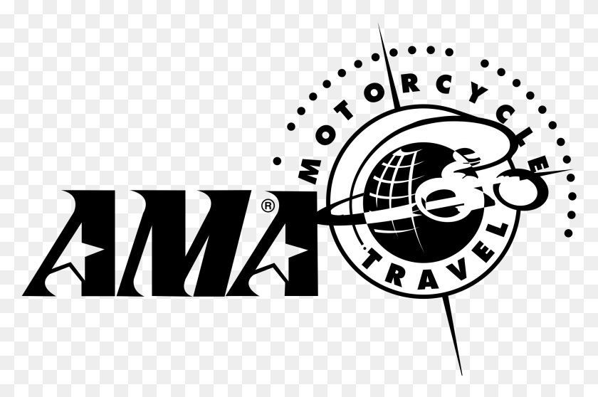 2191x1401 Ama Motorcycle Travel 01 Logo Transparent Motorcycle, Symbol, Logo, Trademark HD PNG Download