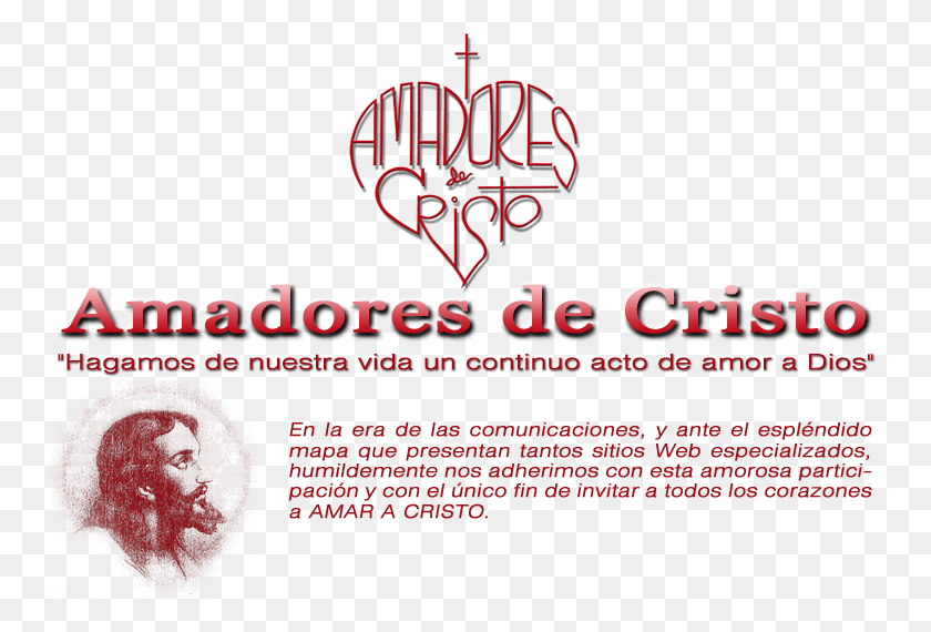 749x510 Descargar Png / Amadores De Cristo Heart, Text, Flyer, Poster Hd Png