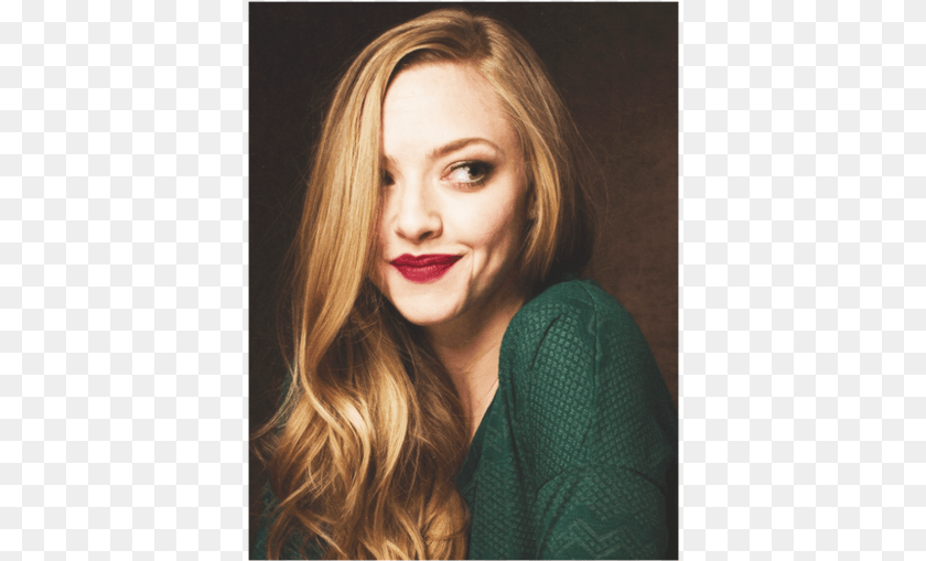 392x509 Amanda Seyfried Humans Amanda Seyfried Dark Lipstick, Adult, Smile, Portrait, Photography Clipart PNG