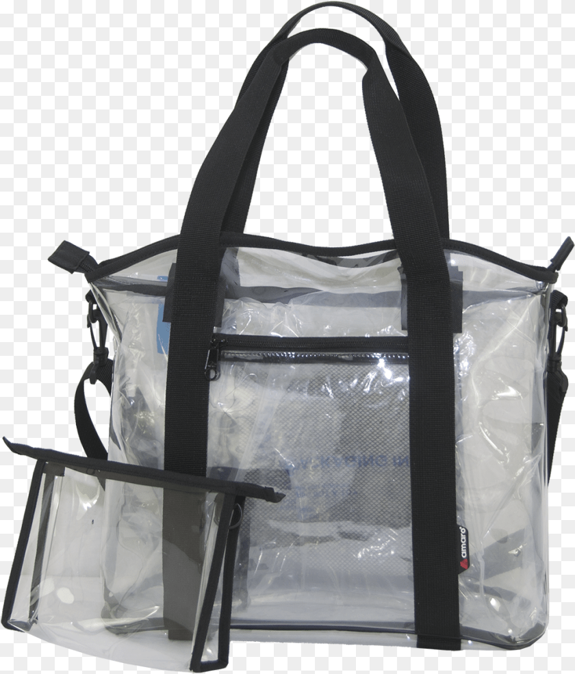 999x1172 Amaro Premium Clear Stadium Tote Bag Amaro Premium See Through Clear Tote Bag, Accessories, Handbag, Tote Bag Clipart PNG