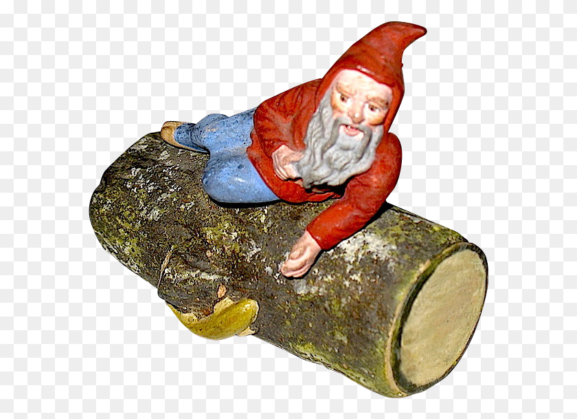 583x549 Amazing Antique German Forest Gnome Candy Container Cartoon, Figurine, Person, Human HD PNG Download