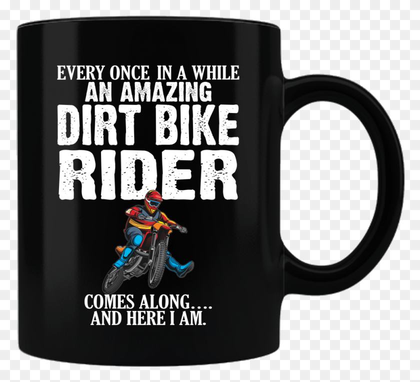 966x873 Amazing Dirt Bike Rider Comes Along Ceramic Coffee Mug, Coffee Cup, Cup, Motorcycle HD PNG Download