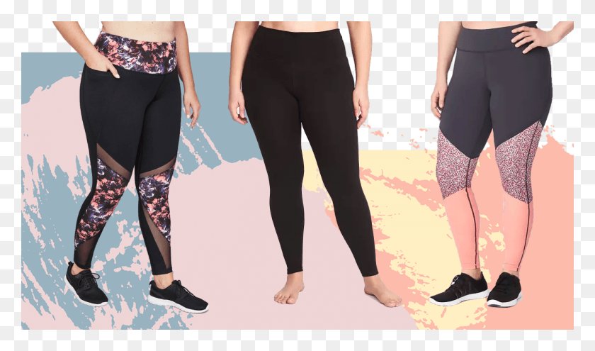 1300x725 Amazing Plus Size Leggings For Any Workout Leggings, Pants, Clothing, Apparel HD PNG Download
