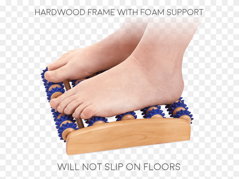 596x568 Amazing Wooden Foot Roller Amp Massager Hardwood, Heel, Person, Human HD PNG Download