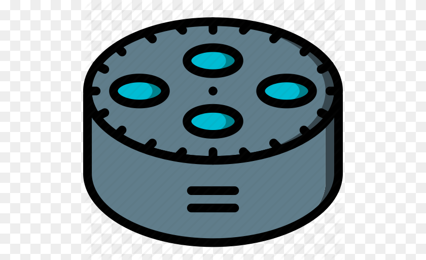 Amazon Devices Dot Echo Ultra Icon, Coil, Spoke, Spiral, Lighting PNG