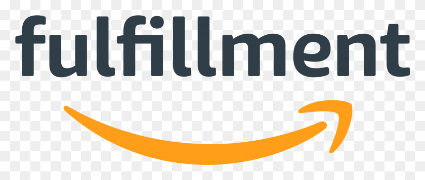 2196x837 Amazon Fulfillment Logo Smile, Word, Symbol, Trademark HD PNG Download