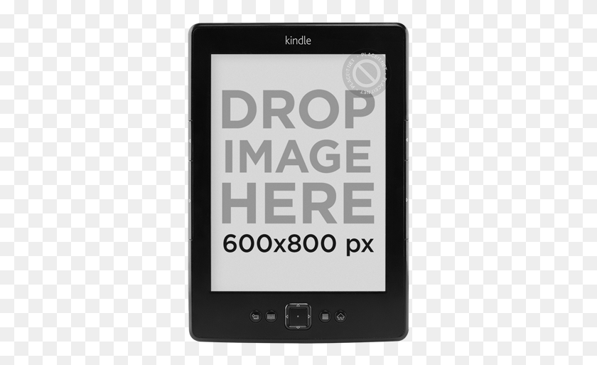 313x453 Amazon Kindle Mockup Over A Background Smartphone, Phone, Electronics, Mobile Phone HD PNG Download