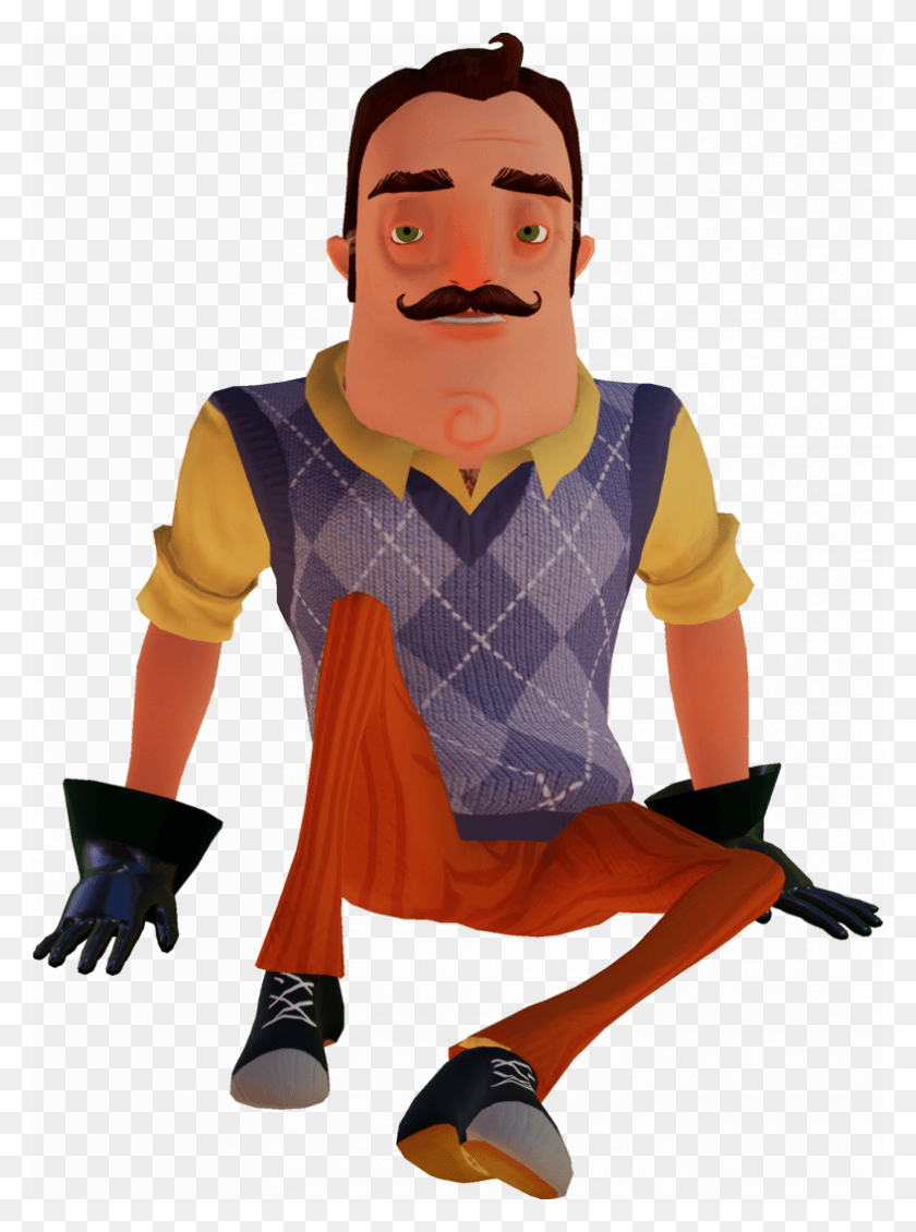 787x1080 Amazoncom Hello Neighbor Animated Song Alex Steven Cartoon, Shoe, Footwear, Clothing HD PNG Download