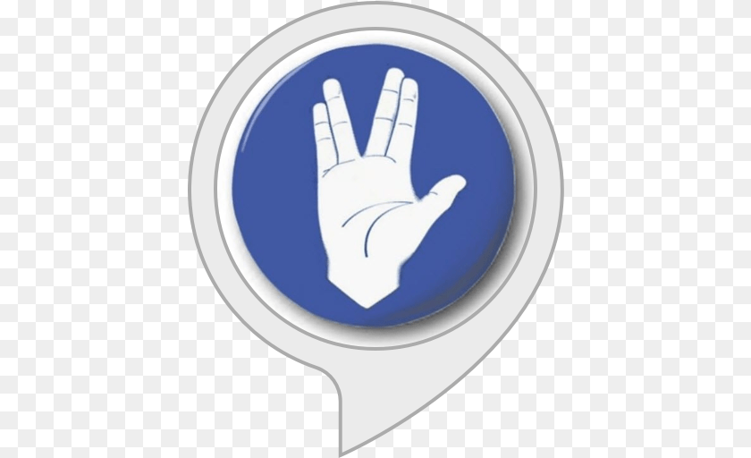 422x512 Amazoncom Star Trek Vulcan Farewell Alexa Skills Sign Language, Clothing, Glove, Body Part, Hand Clipart PNG