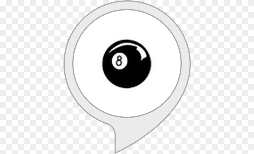 Amazoncom Unofficial Magic Eight Ball Alexa Skills Circle, Disk, Cutlery Transparent PNG