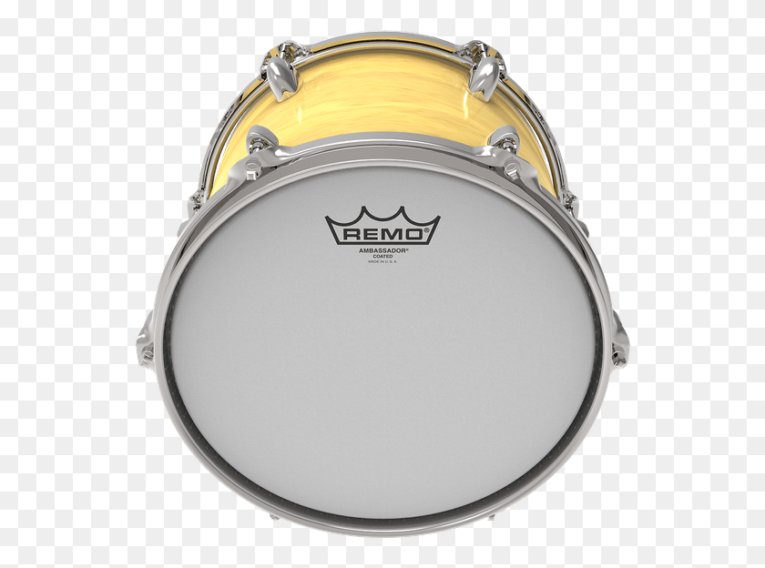 548x564 Ambassador Coated Tom Resonant Remo Powerstroke P4 Coated, Drum, Percussion, Musical Instrument HD PNG Download