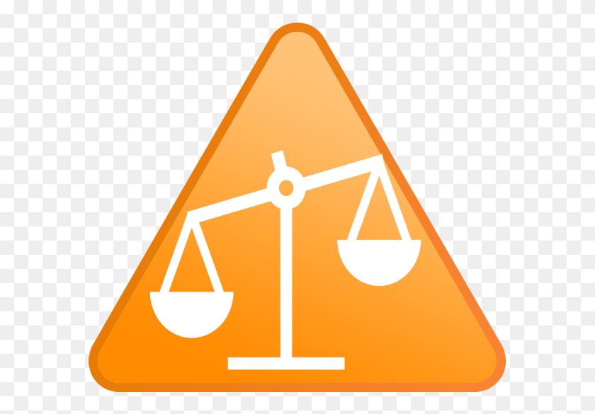 591x525 Ambox Scales Warning Risk Vs Reward, Triangle, Cone, Road Sign HD PNG Download