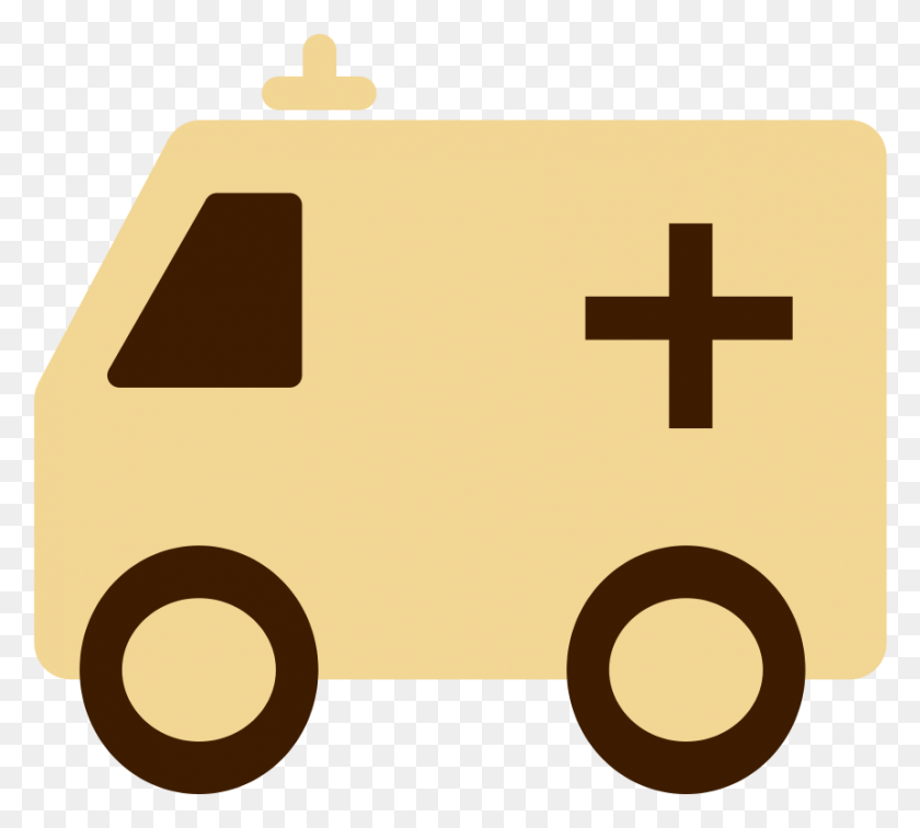 861x769 Ambulancia, Transporte, Vehículo, Cartón Hd Png