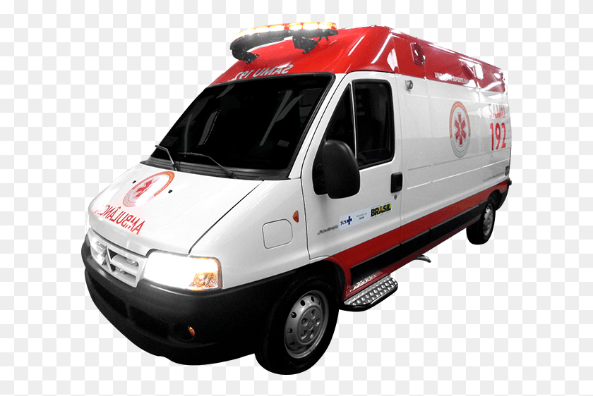 611x502 Ambulancia Samu Viatura Samu, Van, Vehicle, Transportation HD PNG Download