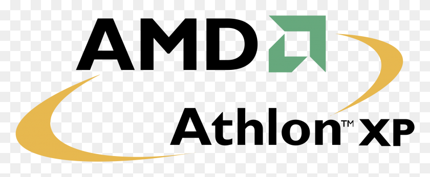 2191x807 Amd Athlon Xp 01 Logo Transparent Oval, Axe, Tool, Symbol HD PNG Download