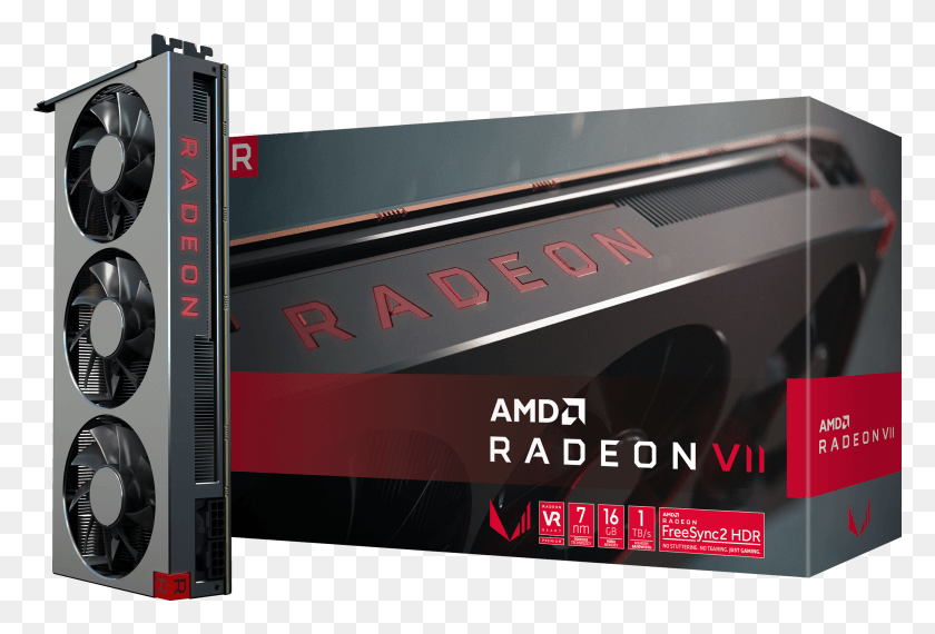 2662x1741 Amd Radeon Vii Full Resolution HD PNG Download