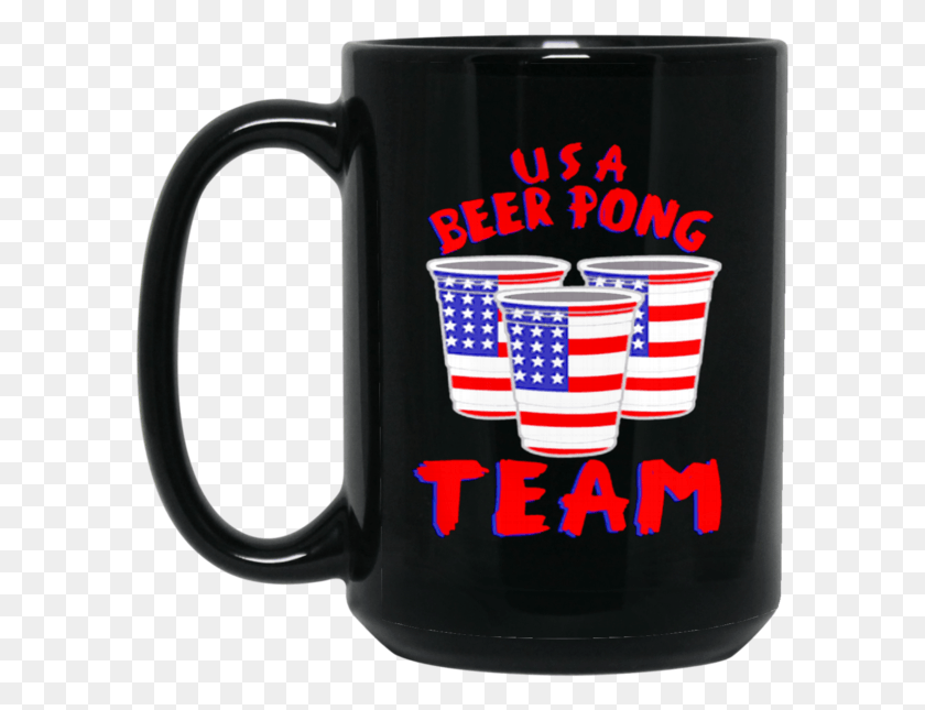 595x585 America Beer Mug Usa Beer Pong Team Coffee Mug Tea Mug, Coffee Cup, Cup, Stein HD PNG Download