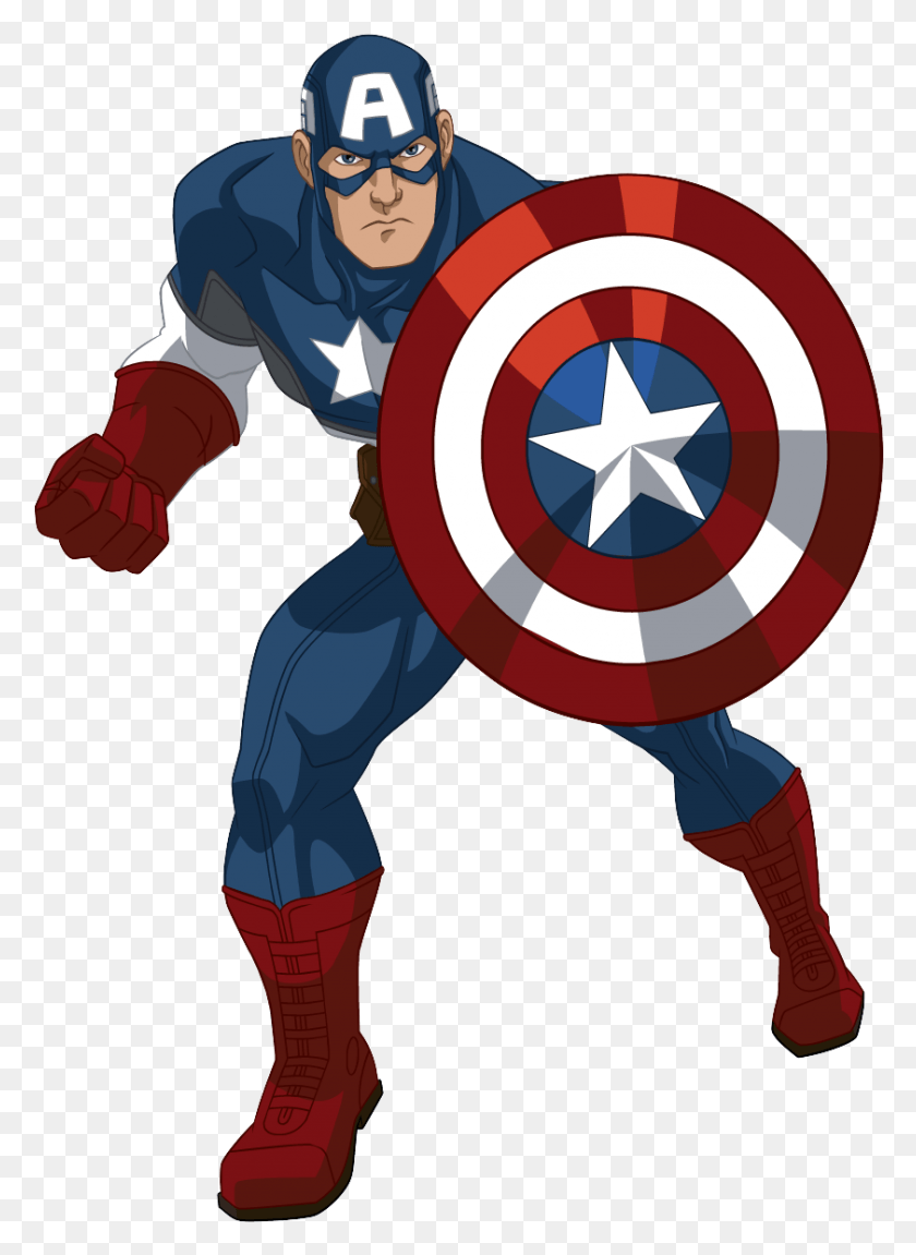 841x1177 America Comics Spider Man Captain Cartoon Marvel Clipart Captain America Avengers Cartoon, Armor, Person, Human HD PNG Download