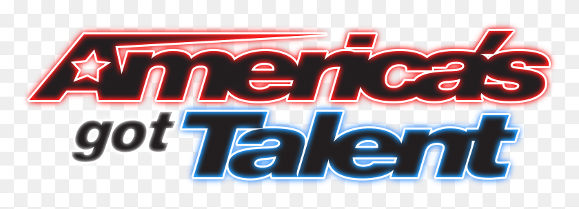 2855x893 Descargar Png America S Got Talent Logo Background America39S Got Talent Logo, Light, Neon, Texto Hd Png
