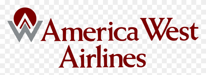 1085x345 America West A America West Airlines Logo, Text, Label, Alphabet HD PNG Download