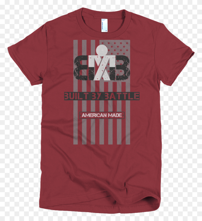 838x924 American Apparel Cranberry Wrinkle Front Mockup, Clothing, T-shirt HD PNG Download