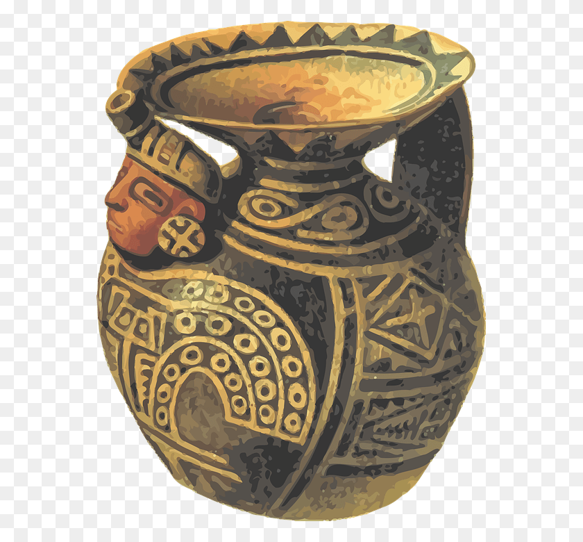 561x720 American Art Ceramic Clay Pottery Pottery Old, Jar, Urn, Vase HD PNG Download