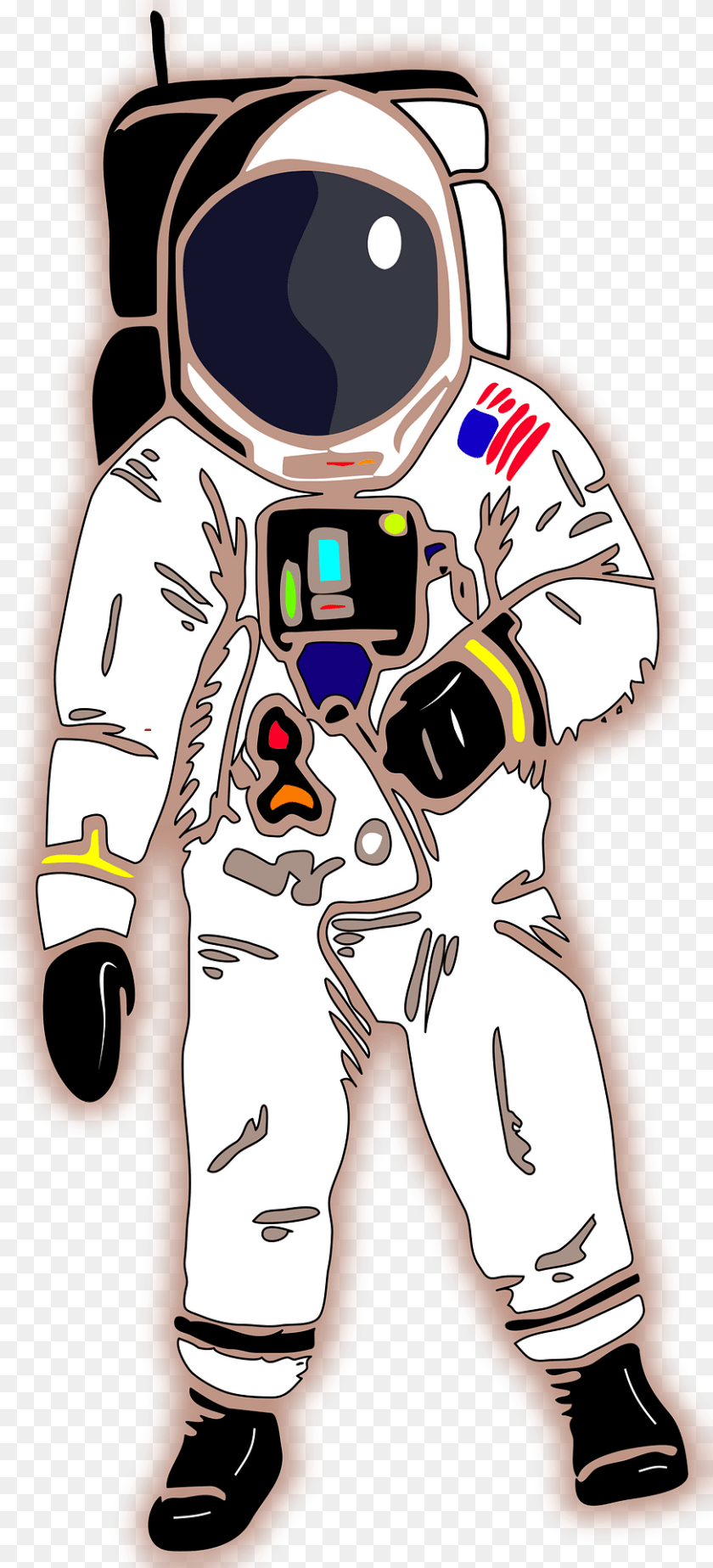 American Astronaut Clipart, Person, People, Face, Head Transparent PNG