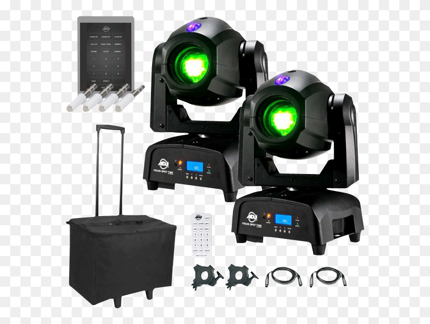 584x573 American Dj Focus Spot Two High Powered 75w Led Moving Focus Spot Two, Projector, Camera, Electronics HD PNG Download