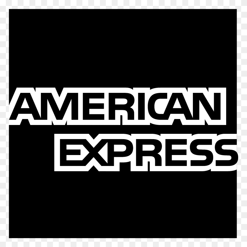 2081x2077 Логотип American Express Черно-Белый Черный Логотип American Express, Текст, Слово, Символ Hd Png Скачать