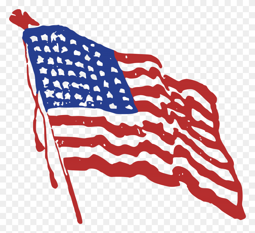 4000x3624 American Flag, Flag, Symbol HD PNG Download