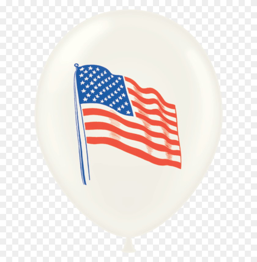616x797 Воздушный Шар С Американским Флагом, Флаг, Символ, Мяч Hd Png Скачать