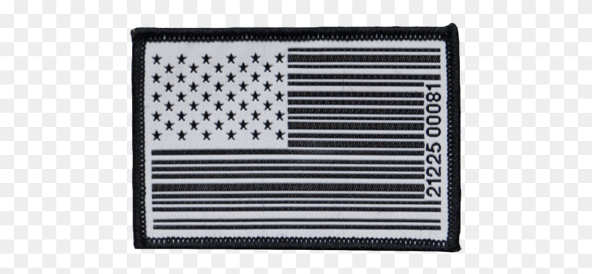 473x329 American Flag Barcode Patch Grille, Rug, Mat HD PNG Download