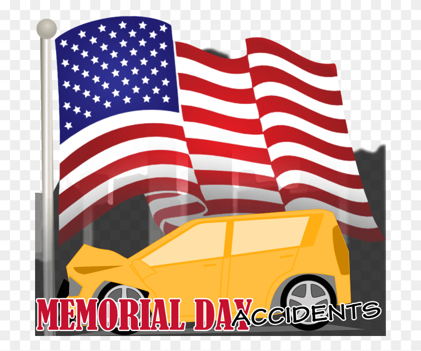 700x641 American Flag Clip Art, Flag, Symbol, Car HD PNG Download