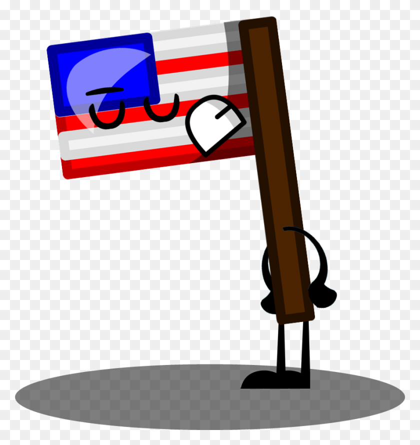 888x945 American Flag Clip Art Free Object Show America Flag, Symbol HD PNG Download