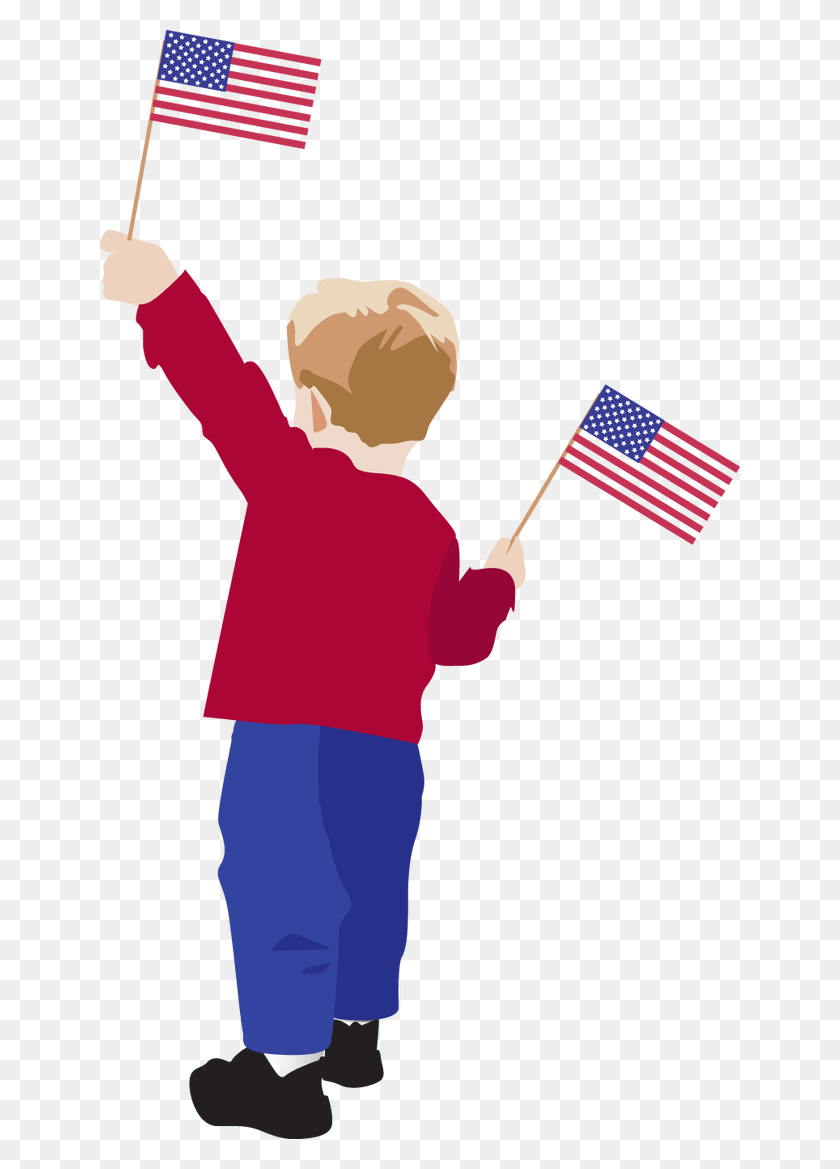 640x1109 American Flag Clip Made In Usa, Person, Human, Standing HD PNG Download