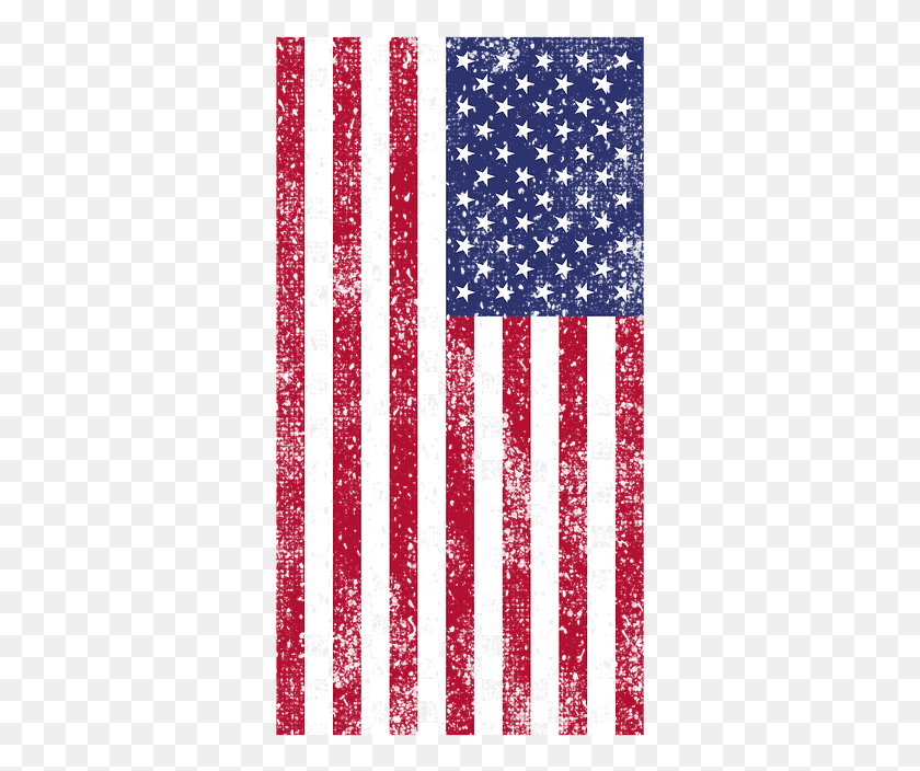 341x644 American Flag Distressed 4th Pride Patriotic Make America Great Again Awol Erizku, Flag, Symbol, Rug HD PNG Download