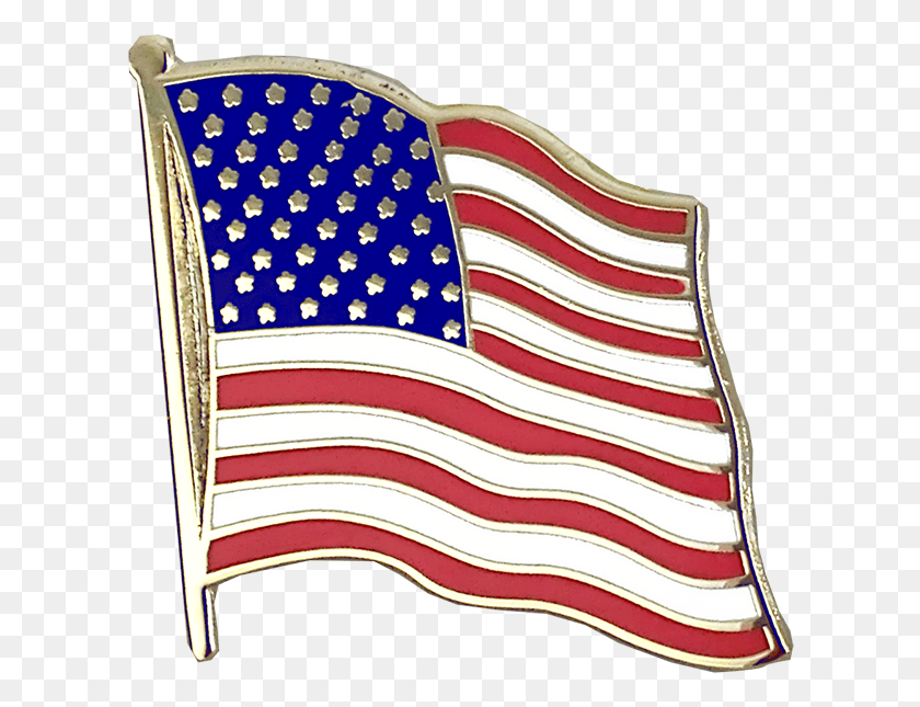 610x585 American Flag Pin Small Us Flag, Flag, Symbol HD PNG Download