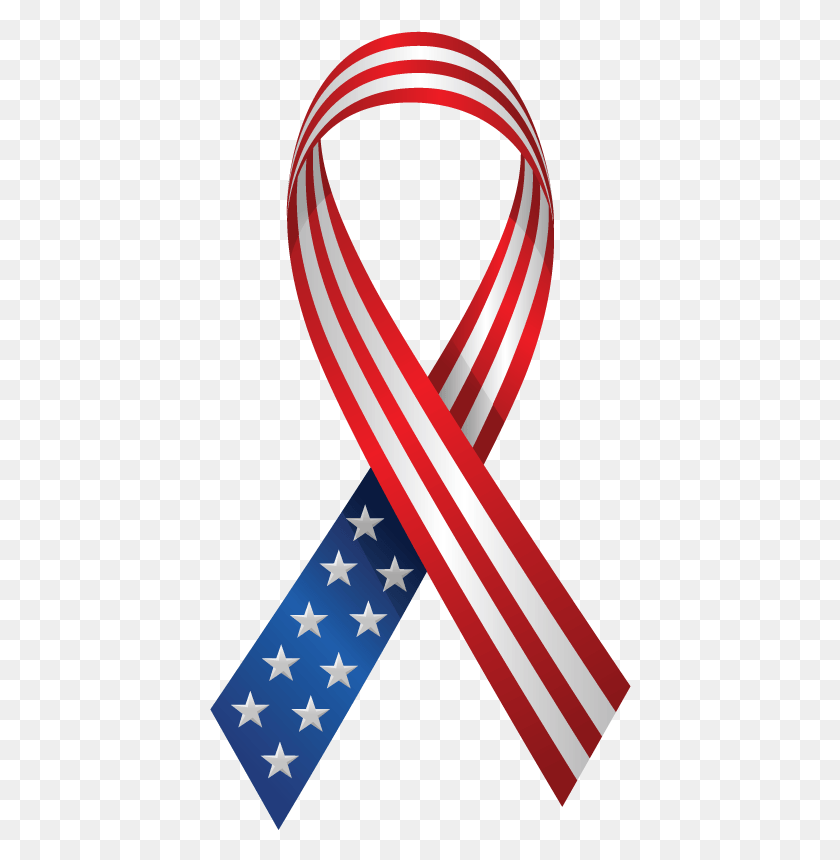 422x800 American Flag Ribbon, Flag, Symbol, Gold HD PNG Download