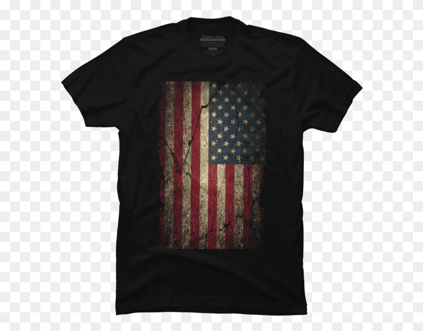 602x597 American Flag Ripped Grunge Queen Don T Stop Me Now Shirt, Clothing, Apparel, T-shirt HD PNG Download