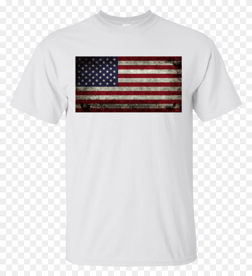 1039x1143 American Flag Super Dark Grunge Gildan Ultra Cotton Flag Of The United States, Clothing, Apparel, T-shirt HD PNG Download