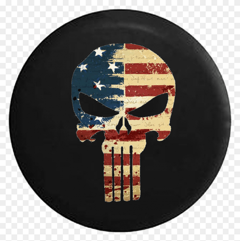 1795x1803 American Flag Tattered Distressed Tactical Punisher Caveira Eua, Toy, Logo, Symbol HD PNG Download