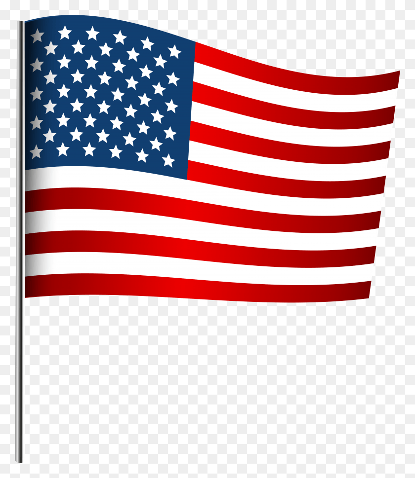6727x7841 Развевающийся Американский Флаг, Флаг, Символ Hd Png Скачать