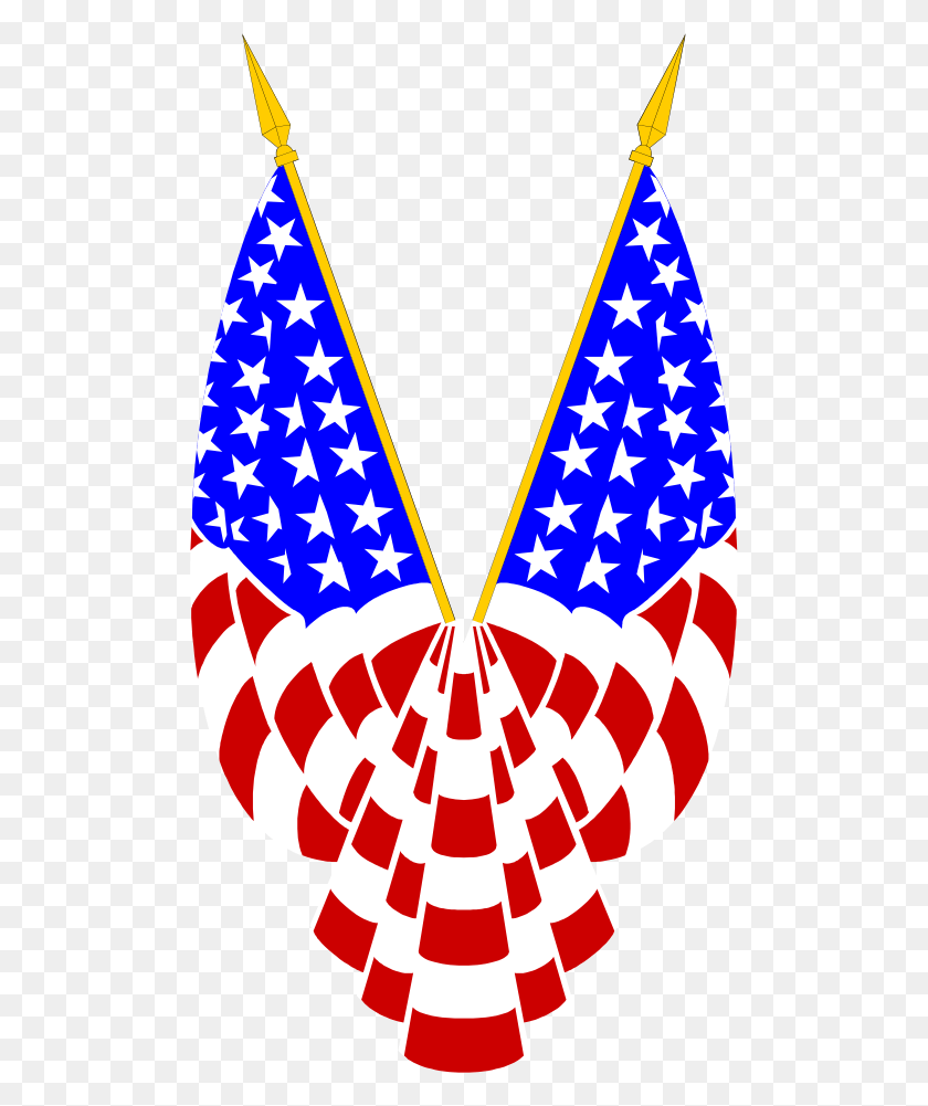 497x941 American Flags And Banners Fourth Of July, Symbol, Logo, Trademark HD PNG Download