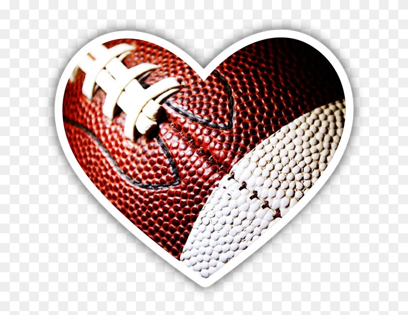 675x588 American Football Ball Texture, Rug, Heart, Rugby Ball HD PNG Download