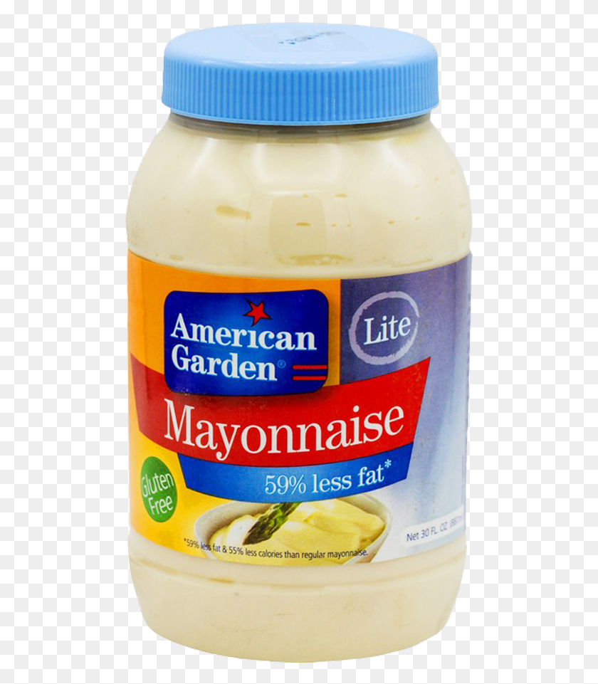 489x901 American Garden Mayonnaise Lite Gluten Free 887 Ml Spread, Food, Beer, Alcohol HD PNG Download