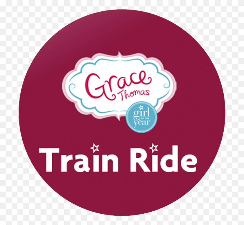 715x715 American Girl Grace Thomas Train Ride Label, Texto, Logotipo, Símbolo Hd Png