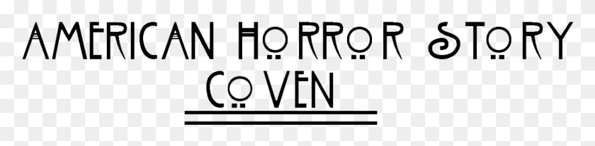 1180x223 Descargar Png American Horror Story Coven Png