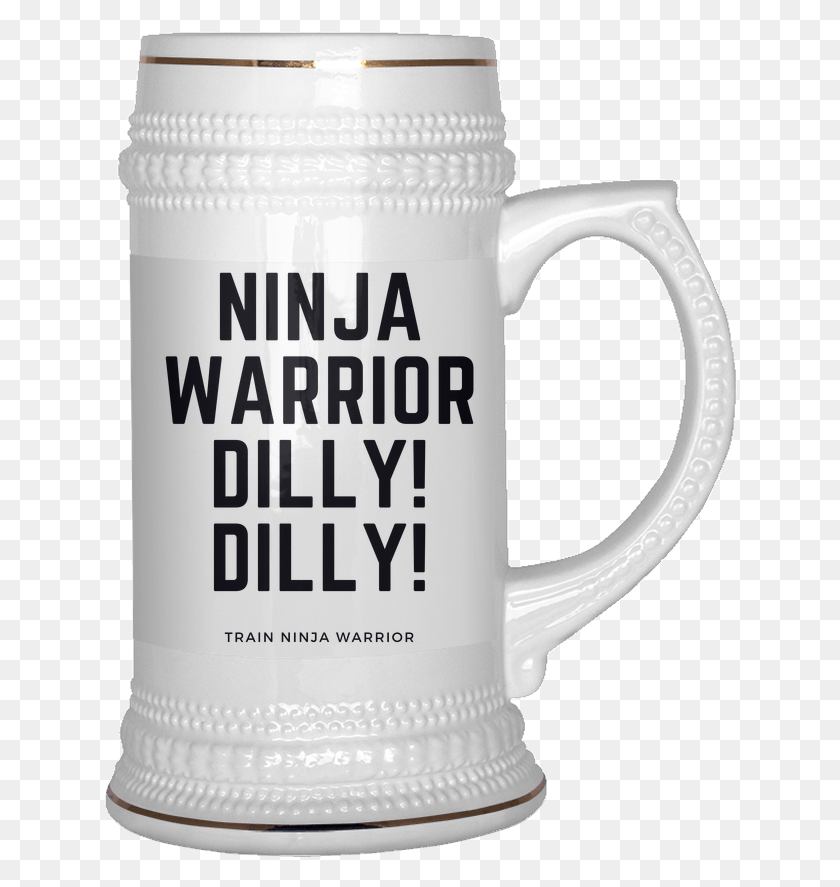 634x827 American Ninja Warrior And Parkour Dilly Dilly Funny Funny Beer Steins, Stein, Jug HD PNG Download