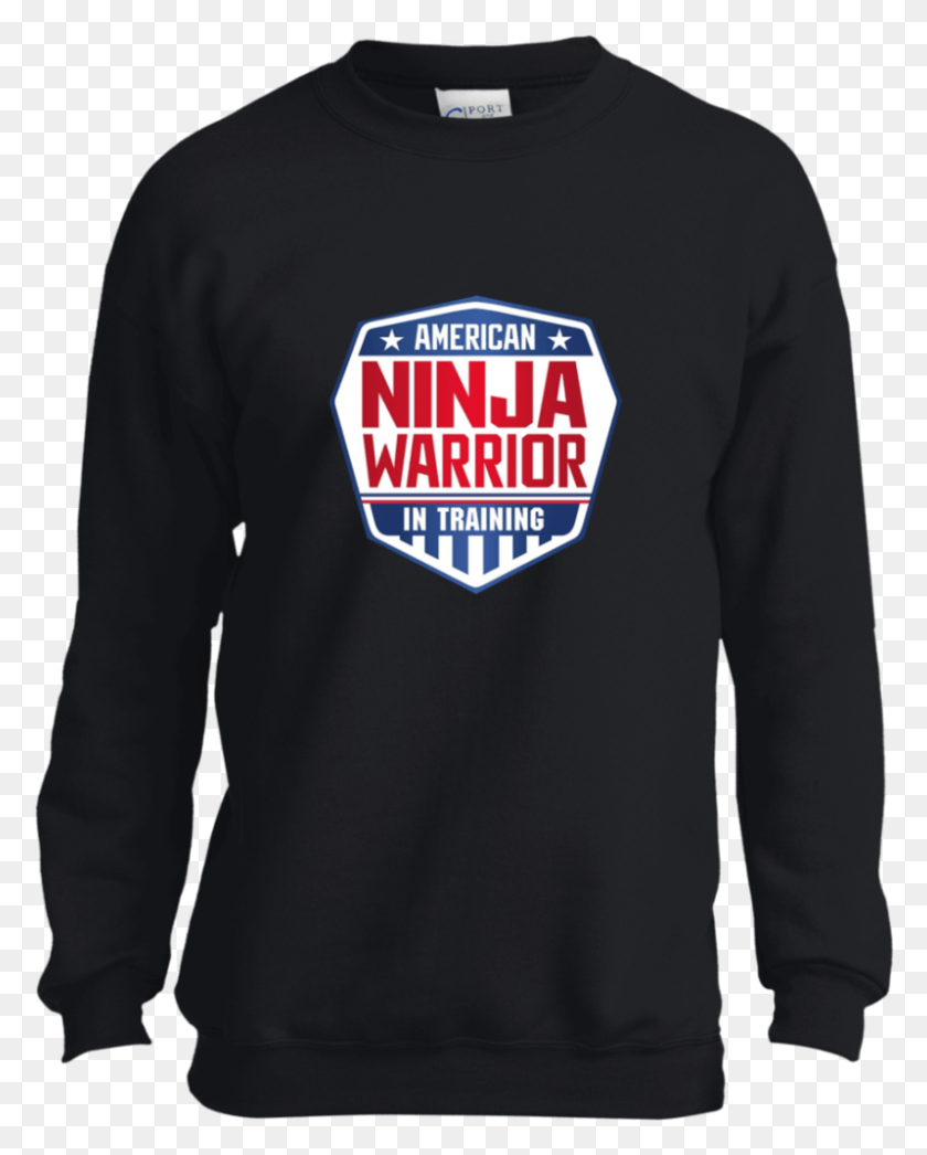 799x1011 American Ninja Warrior In Training Comfortable Youth Sweatshirt, Sleeve, Clothing, Apparel HD PNG Download